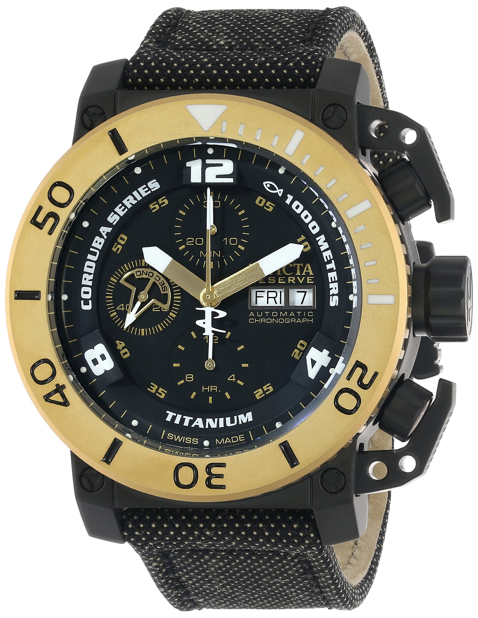 invicta mens 13683 corduba analog display swiss automatic black